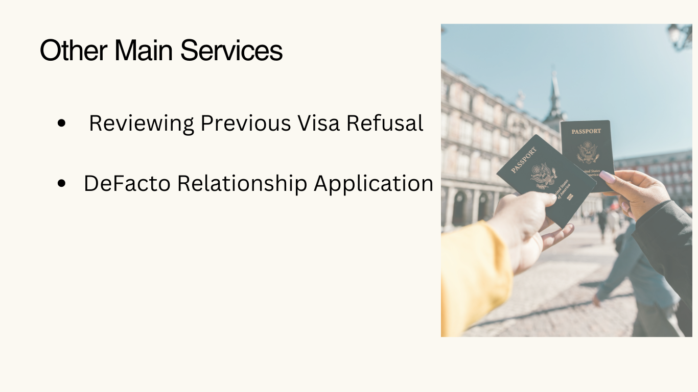 Beyond visas: Portobello Spring excels in a spectrum of immigration services, including business visa applications, de-facto relationship, family reunification, and expert legal insights for a seamless immigration experience.